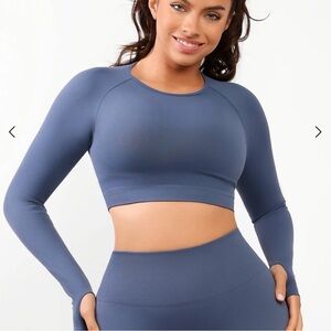 COSMOLLE AIRWEAR LONGSLEEVE CROP S
